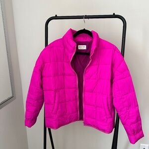 PINK PARKA - SIZE SMALL